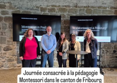Présentation de la Pédagogie Montessori aux députés du Canton de Fribourg